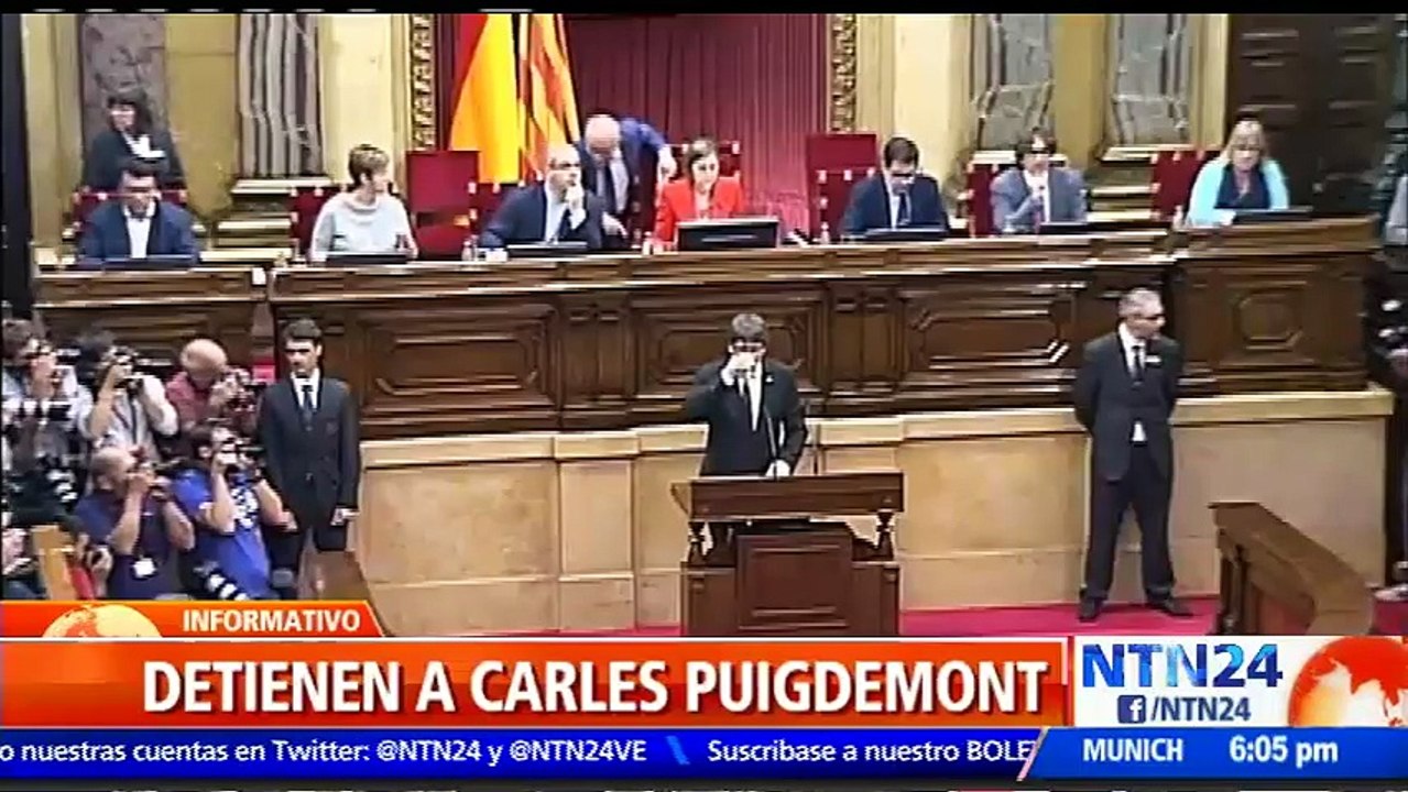 Expresidente independentista catalán Carles Puigdemont fue detenido en Alemania proveniente de Dinamarca