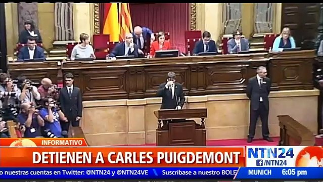Expresidente independentista catalán Carles Puigdemont fue detenido en Alemania proveniente de Dinamarca
