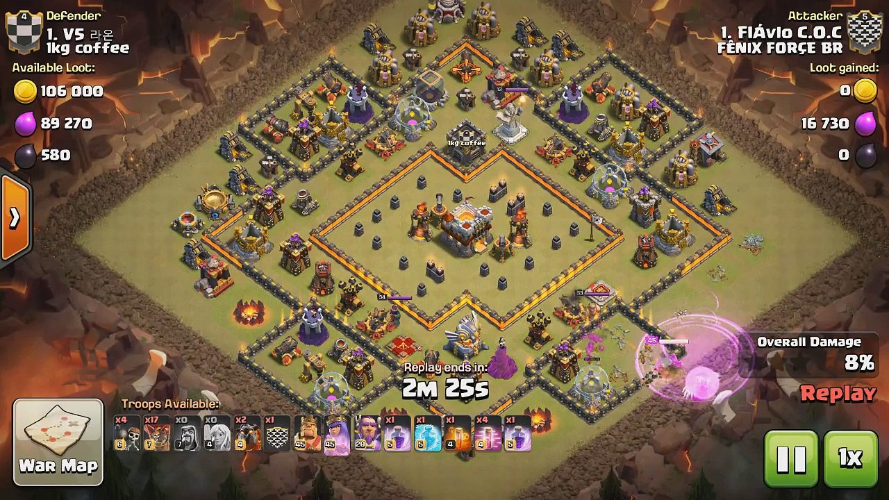 Clash of clans - CV11 Trabalhamos com 3 War Recap
