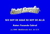 Facundo Cabral - No soy de aqui ni soy de alla (Karaoke)