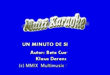 BETO CUEVAS - UN MINUTO DE SILENCIO (KARAOKE)