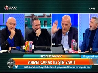 Ahmet Çakar'dan Beyaz Futbol'a şiir