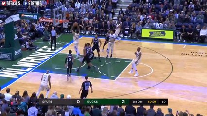 Giannis Antetokounmpo Returns from Injury to Score 25 points, LaMarcus Aldridge 34 points not enough - March 25, 2018