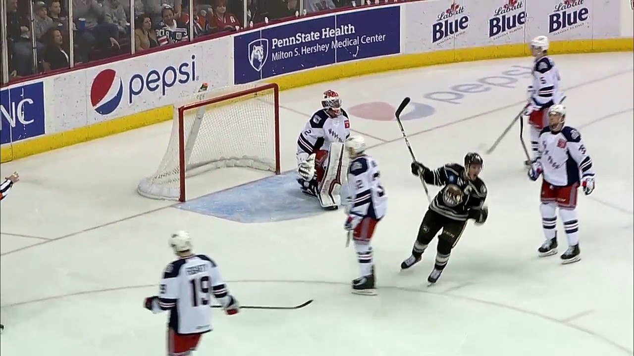 AHL Hartford Wolf Pack 4 at Hershey Bears 2