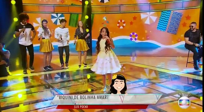 Público escolhe a paraibana Mariah Yohana, de 9 anos, que vai para a semifinal do The Voice Kids