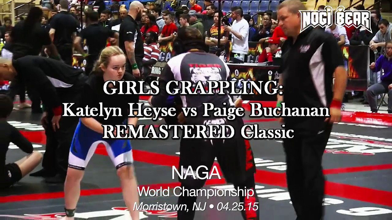 GIRLS GRAPPLING Katelyn Heyse vs Paige Buchanan REMASTERED Classic • NAGA World Championship 04 25 15 • Female No Gi Grappling