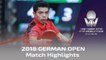 2018 German Open Highlights I Timo Boll vs Chuang Chih-Yuan (R16)
