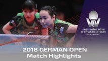 2018 German Open Highlights I Mima Ito/Hina Hayata vs Jeon Jihee/Yang Haeun (Final)