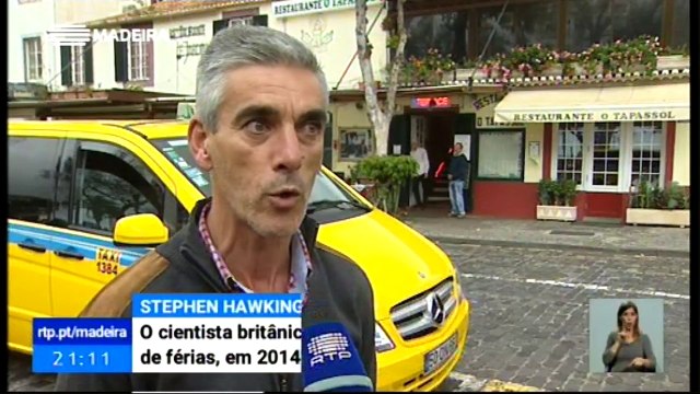 Stephen Hawking esteve na Madeira por Duas Vezes