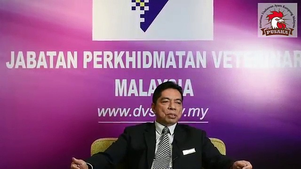 Ucapan Ketua Pengarah DVS Dato Kamaruddin di Karnival Ayam kampung
