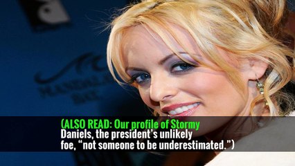 Stormy Daniels Says She Stayed Silent on Trump Out of Fear