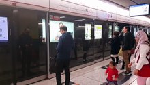 Digital Signage At Railway Track In Taiwan