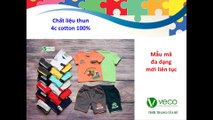 Quần áo trẻ em xuất khẩu giá sỉ - Bộ thun trái bóng