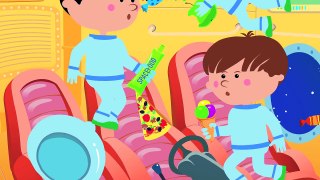 РАКЕТА - Развивающий мультик песенка для детей малышей про Синий трактор космос планеты звезды