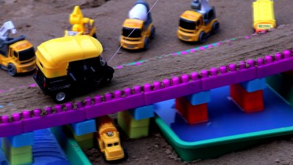 video for children-assemble bridge over water -car toy for children|best videos for kids toys