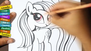Como dibujar Sonata Dusk - How to draw my little pony, Equestria Girls Rainbow Rocks