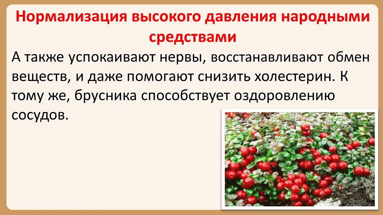 Как нормализовать давление народными средствами
