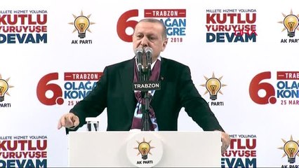 Trabzon Cumhurbaşkanı Erdoğan AK Parti İl Kongresi'nde Konuştu-4
