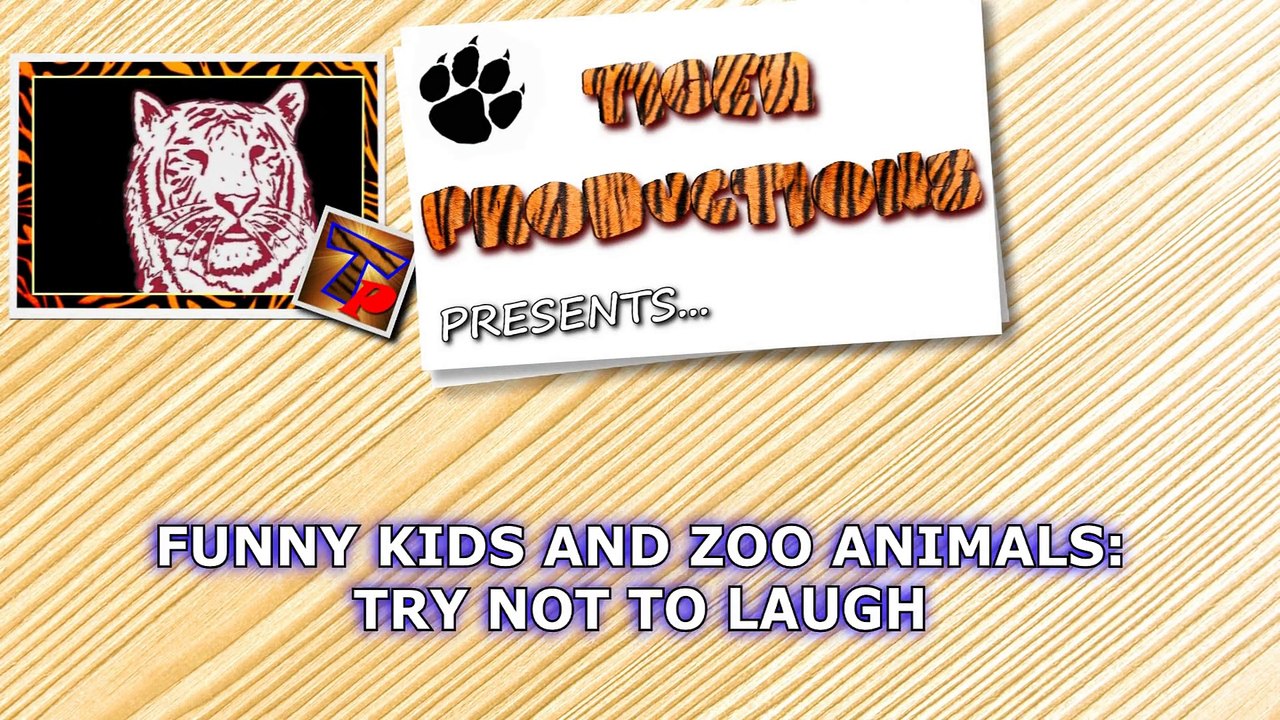 TRY NOT TO LAUGH - Funny KIDS vs ZOO ANIMALS