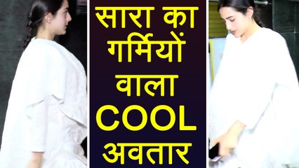 Sara Ali Khan का सफ़ेद सलवार सूट गर्मियों के लिए है Best LOOK; Watch Video | Boldsky