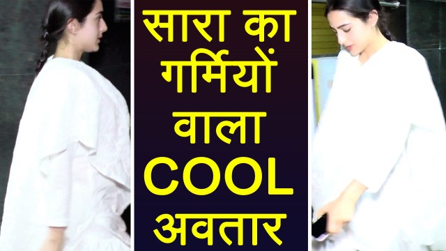 Sara Ali Khan का सफ़ेद सलवार सूट गर्मियों के लिए है Best LOOK; Watch Video | Boldsky