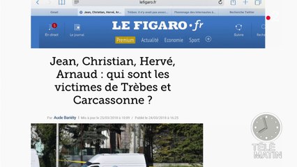 Une pensée pour les victimes des attentats de Trèbes