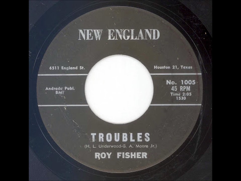 ROY FISHER  NEW ENGLAND 1005....1961