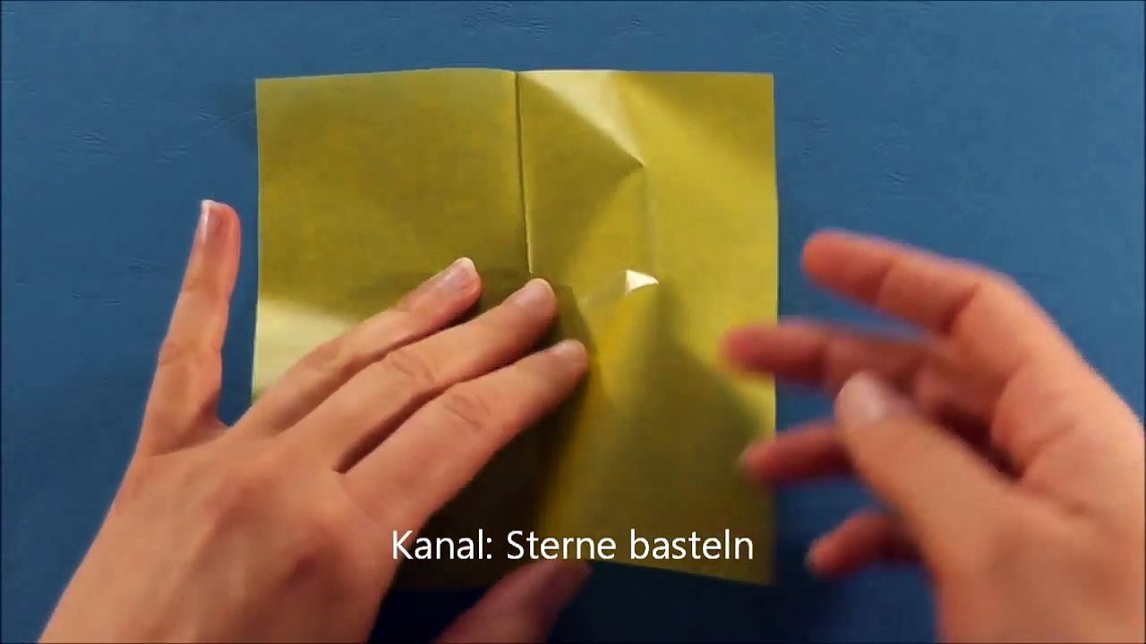 Sterne Falten - Weihnachtssterne falten - Leichtes Origami - Weihnachtsdeko