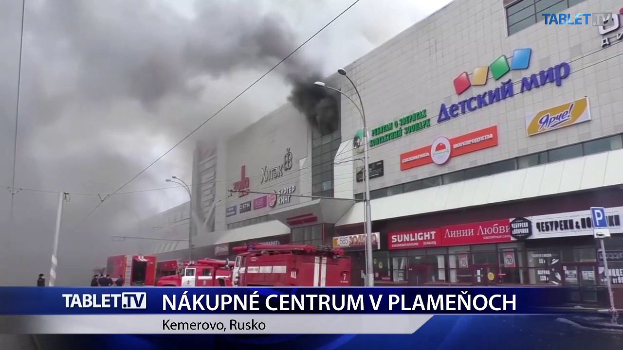 Pri požiari v Kemerove prišlo o život 64 ľudí, 16 je stále nezvestných