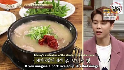 [NEOSUBS] 180321 Food Talk - Johnny Cut