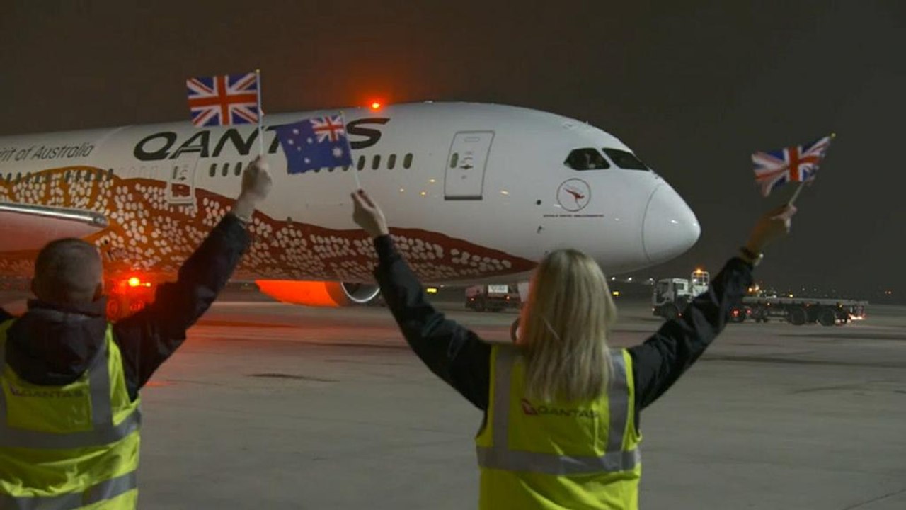 Erster Nonstop-Linienflug zwischen Australien und Europa