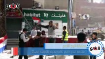 مواطن يرقص بعلم مصر أمام لجنة انتخابية بالقليوبية