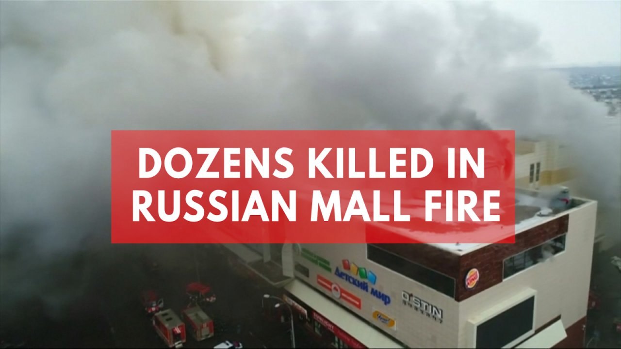 Children Among Dozens Killed In Russian Shopping Mall Fire