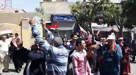 على أنغام محمد حماقي.. فرحة المواطنين في أول أيام الانتخابات بمصر الجديدة