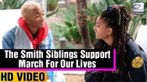 Jaden Smith & Willow Smith Attend March For Our Lives'