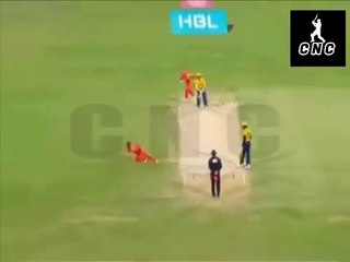 PSL Final | Samit Patel Takes Amazing Catch Of Muhammad Hafeez | Peshawar Vs Islamabad At karachi
