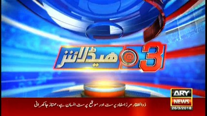 Headlines 1500 26th March 2018