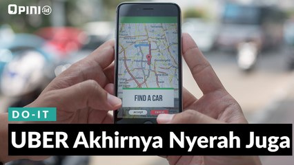 #1MENIT | UBER Akhirnya Menyerah Juga