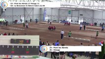 Finales,  troisième tour, tirs progressif, rapide en simple et rapide en double -15, France Clubs Jeunes, Limoges 2018
