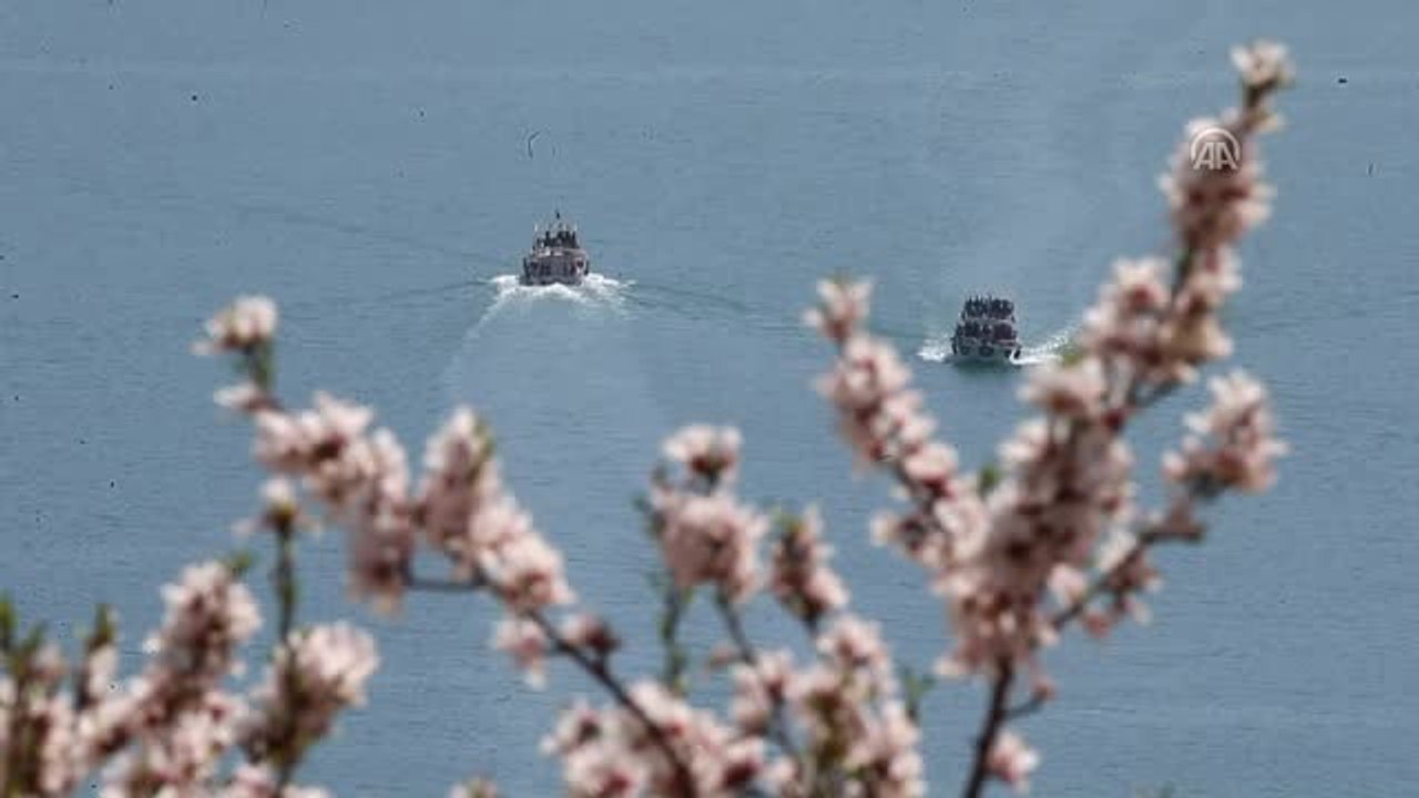 Çiçeklere Bürünen Akdamar Adası'na Ziyaretçi Akını