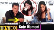 Salman Khan Shares His Coffee With Katrina Kaif