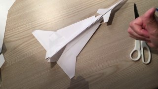 paper airplane how to make a Tupolev TU-144