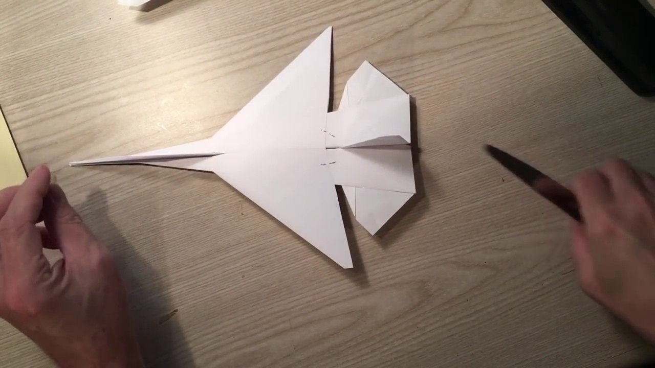Paper Airplane how to make a Mirage F1