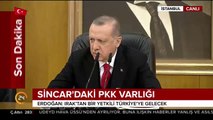 Cumhurbaşkanı Erdoğan'dan Sincar mesajı: Gereğini biz yaparız