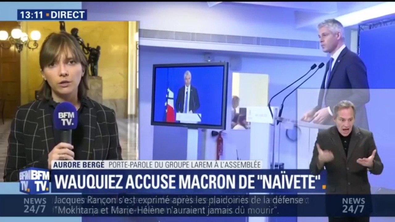 Aude: Aurore Bergé dénonce "la surenchère populiste" et "le match entre Marine le Pen et Laurent Wauquiez"