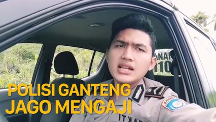 Sudah Ganteng, Polisi Ini Jago Nyanyi dan Dakwah