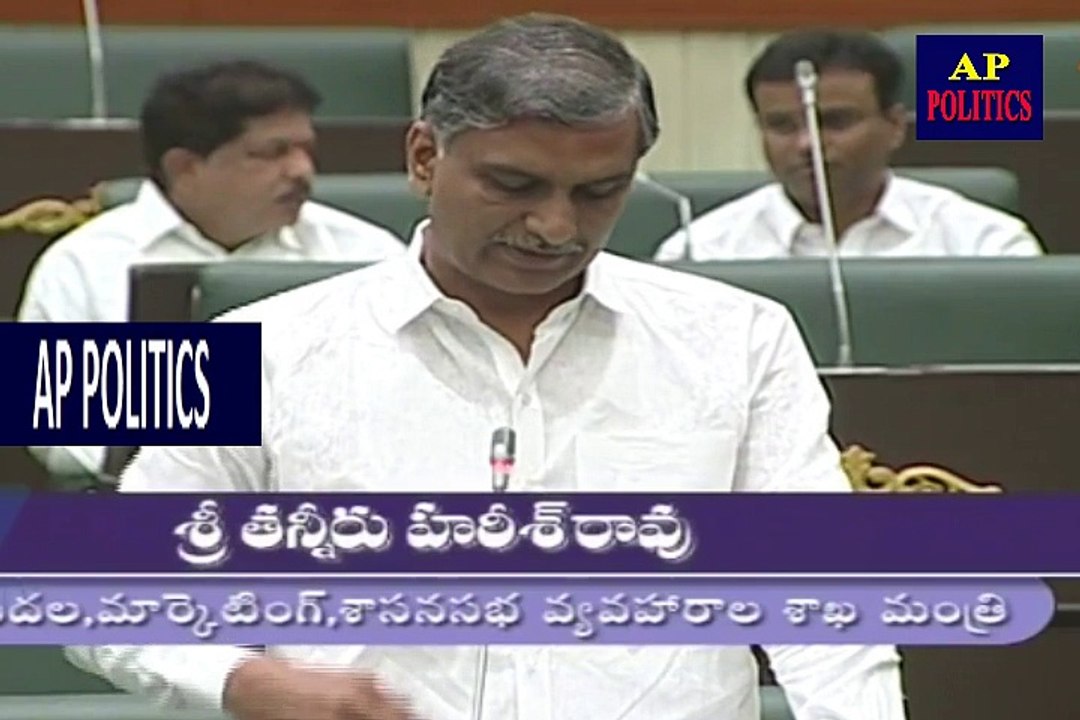 Harish Rao Speech on Irrigation Projects _ దేశానికి తెలంగాణ అన్నం పెట్టాలి -AP Politics