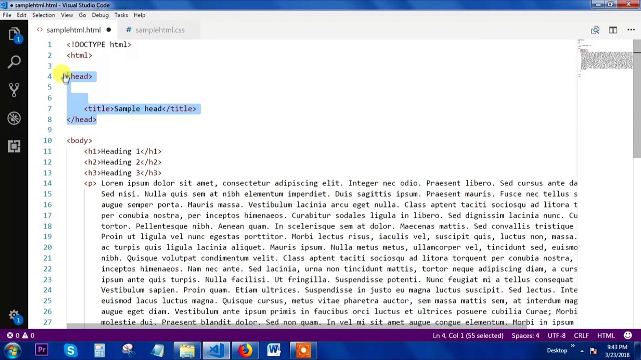 How to create a CSS File