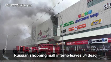 Scores dead in Russian shopping mall inferno