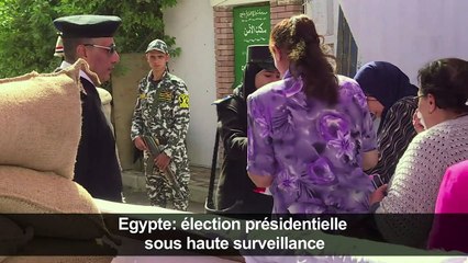 Egypte: élection présidentielle sous haute surveillance